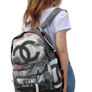 Рюкзак Chanel Graffiti Printed Canvas Backpack