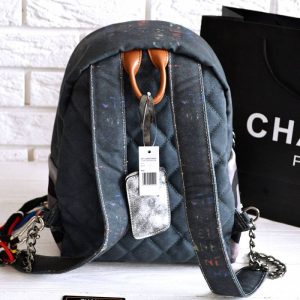 Рюкзак Chanel Graffiti Printed Canvas Backpack