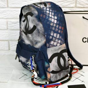 Рюкзак Chanel Graffiti Printed Canvas Backpack