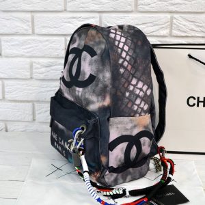 Рюкзак Chanel Graffiti Printed Canvas Backpack