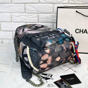 Рюкзак Chanel Graffiti Printed Canvas Backpack