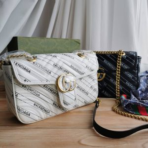 Сумка Gucci GG Marmont & Balenciaga