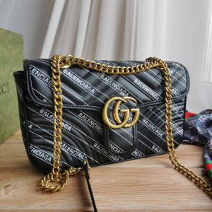 Сумка Gucci GG Marmont & Balenciaga