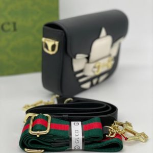 Сумка коллаборация Gucci Horsebit 1955 и Adidas