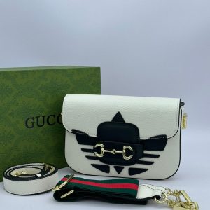 Сумка коллаборация Gucci Horsebit 1955 и Adidas