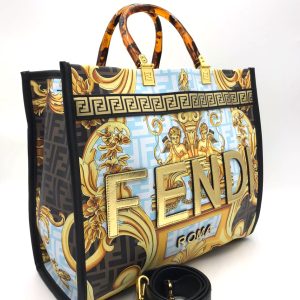 Сумка коллаборация Fendi Sunshine и Versace