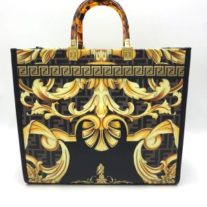 Сумка коллаборация Fendi Sunshine и Versace