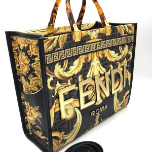 Сумка коллаборация Fendi Sunshine и Versace