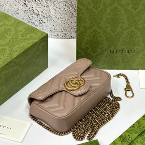 Сумка Gucci GG MARMONT LEATHER SUPER MINI