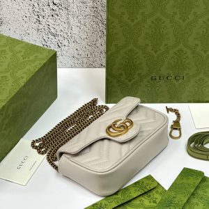 Сумка Gucci GG MARMONT LEATHER SUPER MINI