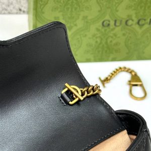 Сумка Gucci GG MARMONT LEATHER SUPER MINI