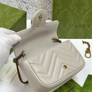 Сумка Gucci GG MARMONT LEATHER SUPER MINI