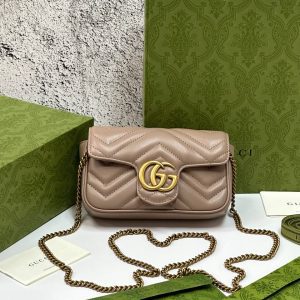 Сумка Gucci GG MARMONT LEATHER SUPER MINI